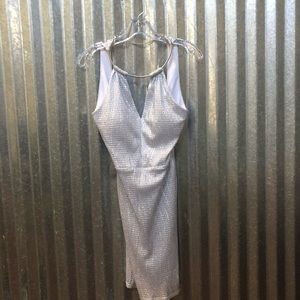 Silver Choker Dress